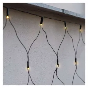 EMOS Lighting Standard LED spojovacia vianočná reťaz – sieť, 1,5x2 m, vonkajšia, teplá biela