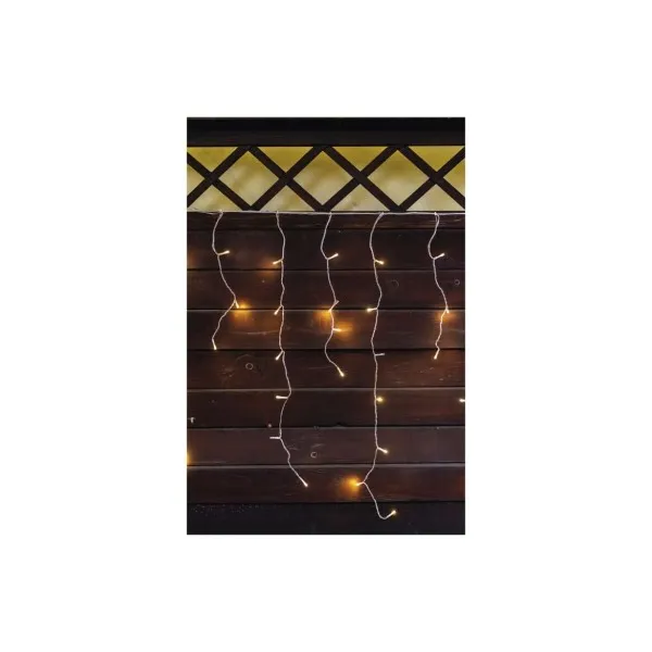 EMOS Lighting Standard LED spoj. reťaz blikajúca – cencúle, 2,5 m, vonkajšia, teplá/studená biela