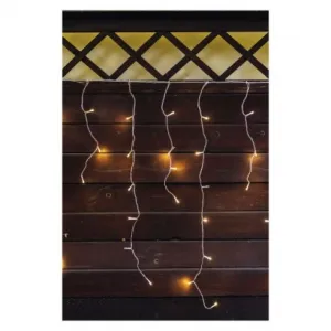 EMOS Lighting Standard LED spoj. reťaz blikajúca – cencúle, 2,5 m, vonkajšia, teplá/studená biela