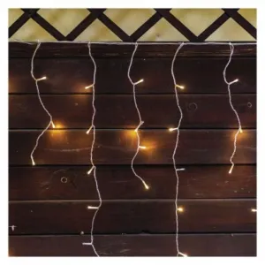 EMOS Lighting Standard LED spoj. reťaz blikajúca – cencúle, 2,5 m, vonkajšia, teplá/studená biela