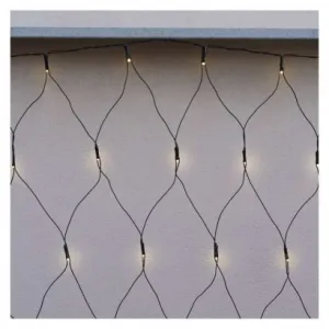 EMOS Lighting Standard LED spojovacia vianočná reťaz – sieť, 1,5x2 m, vonkajšia, teplá biela