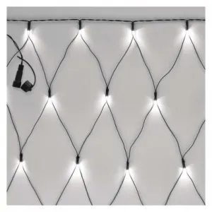 EMOS Lighting Standard LED spojovacia vianočná reťaz – sieť, 1,5x2 m, vonkajšia, studená biela