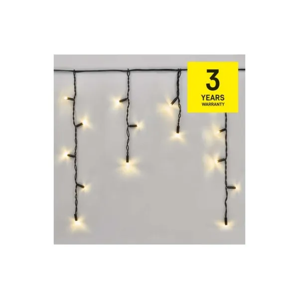 EMOS Lighting Profi LED spojovacia reťaz preblikávajúca – cencúle, 3 m, vonkajšia, teplá biela