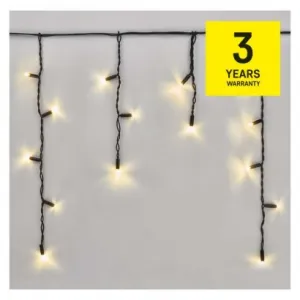 EMOS Lighting Profi LED spojovacia reťaz preblikávajúca – cencúle, 3 m, vonkajšia, teplá biela