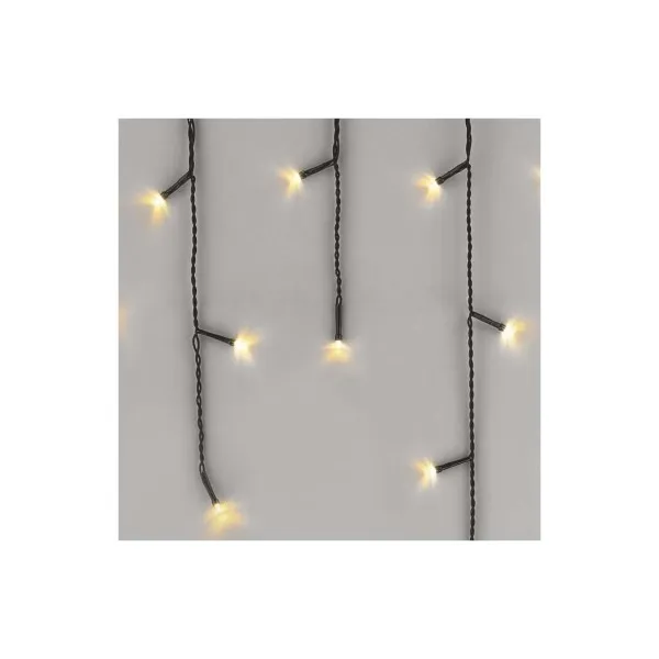 EMOS Lighting Standard LED spojovacia vianočná reťaz – cencúle, 2,5 m, vonkajšia, teplá biela