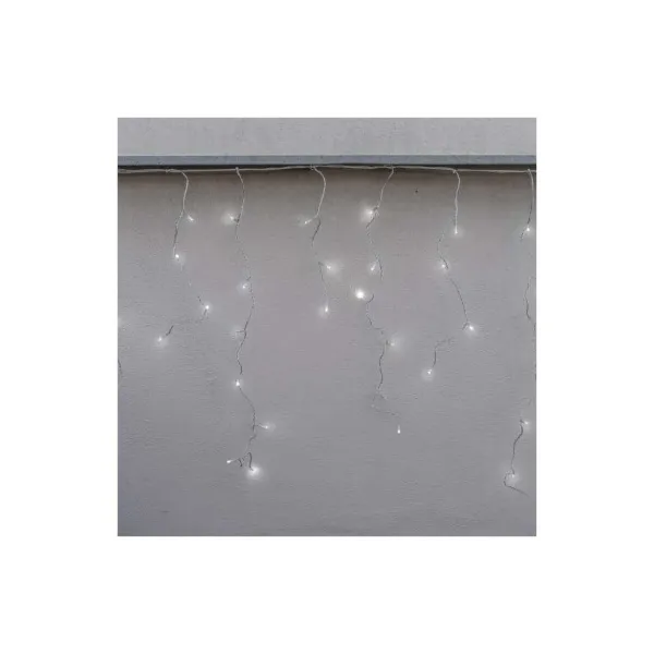 EMOS Lighting Standard LED spoj. reťaz blikajúca – cencúle, 2,5 m, vonkajšia, studená biela
