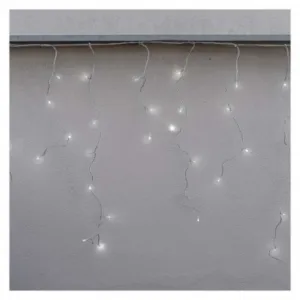 EMOS Lighting Standard LED spoj. reťaz blikajúca – cencúle, 2,5 m, vonkajšia, studená biela