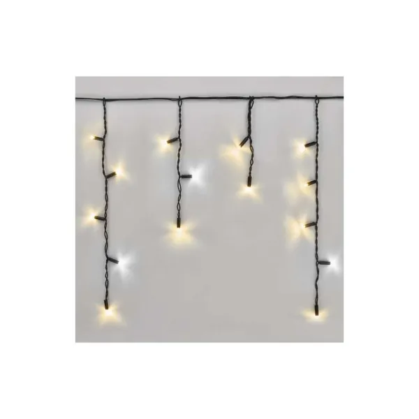 EMOS Lighting Profi LED spojovacia reťaz preblikávajúca – cencúle, 3 m, vonkajšia, teplá/studená biela
