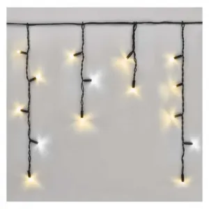 EMOS Lighting Profi LED spojovacia reťaz preblikávajúca – cencúle, 3 m, vonkajšia, teplá/studená biela
