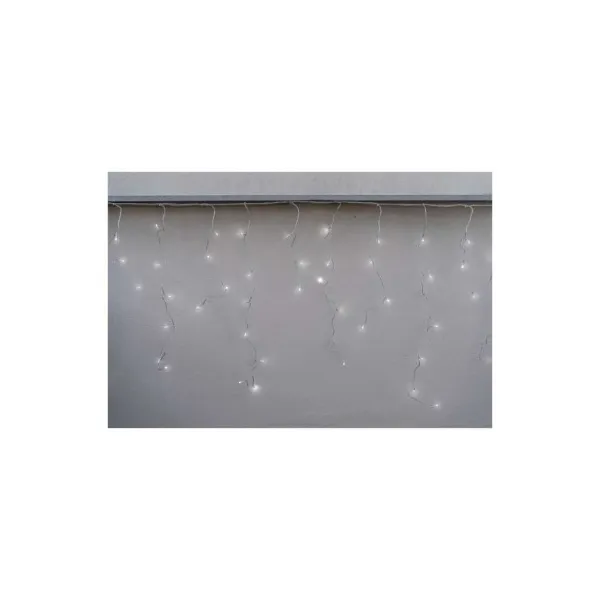 EMOS Lighting Standard LED spoj. reťaz blikajúca – cencúle, 2,5 m, vonkajšia, studená biela
