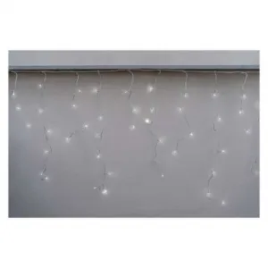 EMOS Lighting Standard LED spoj. reťaz blikajúca – cencúle, 2,5 m, vonkajšia, studená biela