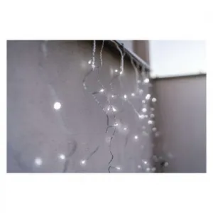 EMOS Lighting Standard LED spoj. reťaz blikajúca – cencúle, 2,5 m, vonkajšia, studená biela