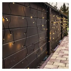EMOS Lighting Standard LED spojovacia vianočná reťaz – cencúle, 2,5 m, vonkajšia, teplá biela