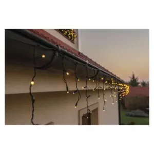 EMOS Lighting Profi LED spojovacia reťaz preblikávajúca – cencúle, 3 m, vonkajšia, teplá/studená biela