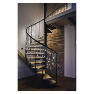 EMOS Lighting LED vianoč. cencúle, 5 m, vonkajšie aj vnútor., studená biela, ovládač, programy, časovač