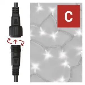 EMOS Lighting Profi LED spojovacia reťaz biela, 5 m, vonkajšia aj vnútorná, studená biela
