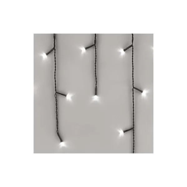 EMOS Lighting Standard LED spojovacia vianoč. reťaz – cencúle, 2,5 m, vonkajšia, studená biela