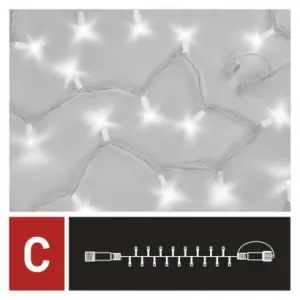 EMOS Lighting Profi LED spojovacia reťaz biela, 5 m, vonkajšia aj vnútorná, studená biela