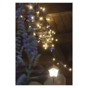 EMOS Lighting Profi LED spojovacia reťaz preblikávajúca, 10 m, vonkajšia, teplá/studená biela