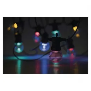 EMOS Lighting LED svetelná reťaz – 10x párty žiarovky, 5 m, vonkajšia aj vnútorná, multicolor