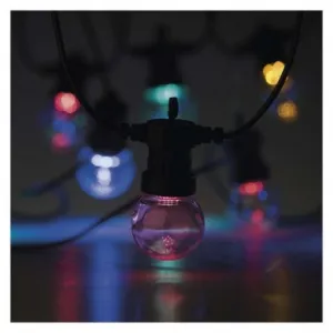 EMOS Lighting LED svetelná reťaz – 10x párty žiarovky, 5 m, vonkajšia aj vnútorná, multicolor