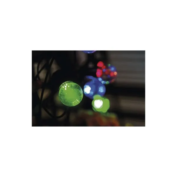 EMOS Lighting LED svetelná reťaz – 10x párty žiarovky, 5 m, vonkajšia aj vnútorná, multicolor