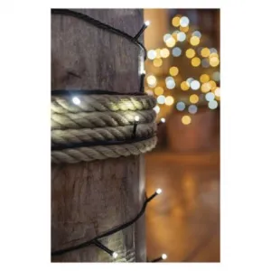 EMOS Lighting Standard LED spojovacia vianočná reťaz, 10 m, vonkaj. aj vnútor., studená biela