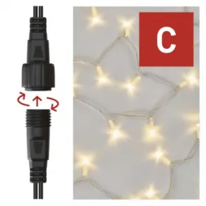 EMOS Lighting Profi LED spojovacia reťaz biela, 5 m, vonkajšia aj vnútorná, teplá biela