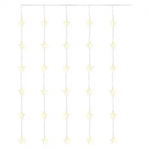 EMOS Lighting LED vianočný záves – hviezdy, 120x90 cm, vnútorný, teplá biela, časovač