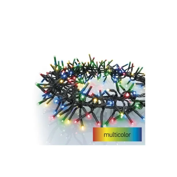 EMOS LED vianočná reťaz – ježko, 7,2 m, vonkajšia aj vnútorná, multicolor, programy