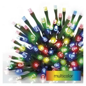 EMOS Lighting LED vianočná reťaz, 18 m, vonkajšia aj vnútorná, multicolor, programy