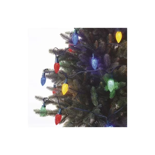 EMOS LED vianočná reťaz, farebné žiarovky, 9,8 m, multicolor, multifunkčná