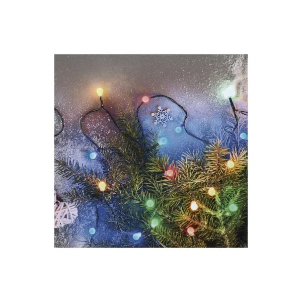 EMOS Lighting LED vianočná cherry reťaz – guličky, 8 m, vonkajšia aj vnútorná, multicolor, programy