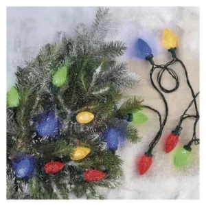 EMOS LED vianočná reťaz, farebné žiarovky, 9,8 m, multicolor, multifunkčná