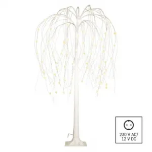 EMOS LED svietiaci stromček, 120 cm, vonk. a vnút., teplá biela
