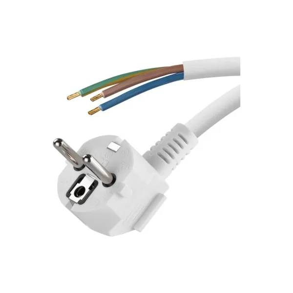 EMOS Flexo šnúra PVC 3× 1,5mm2, 5m, biela