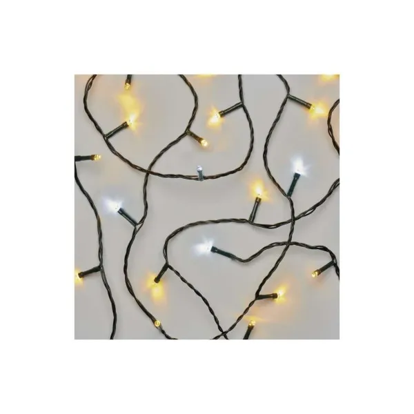 EMOS Standard LED spojovacia vianočná reťaz, 10 m, vonkajšia, teplá/studená biela