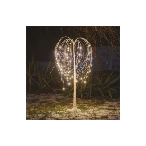 EMOS LED svietiaci stromček, 120 cm, vonk. a vnút., teplá biela