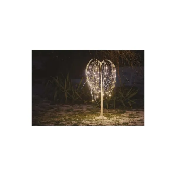 EMOS LED svietiaci stromček, 120 cm, vonk. a vnút., teplá biela