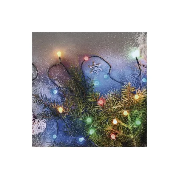 EMOS Lighting LED vianočná cherry reťaz – guličky, 20 m, vonkajšia aj vnútorná, multicolor, programy