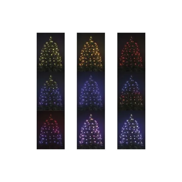 EMOS LED vianočná reťaz, 10 m, vonkajšia aj vnútorná, RGB, ovládač, programy, časovač