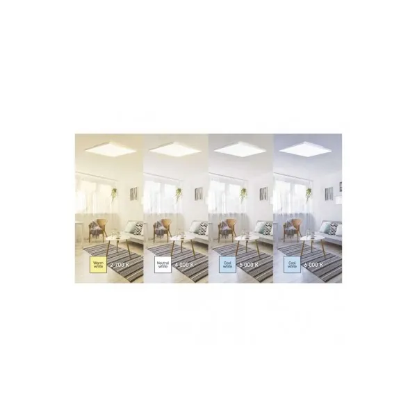 EMOS Lighting LED panel prisadený RIVI 30x30, 20W, stmiev.so zmenou CCT