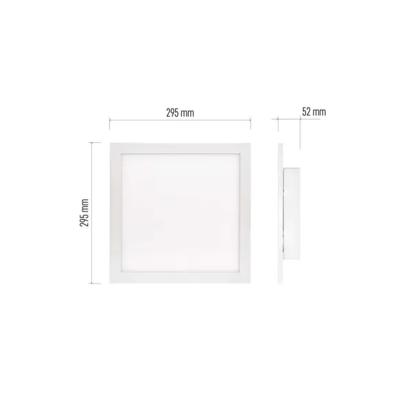 EMOS Lighting LED panel prisadený RIVI 30x30, 20W, stmiev.so zmenou CCT