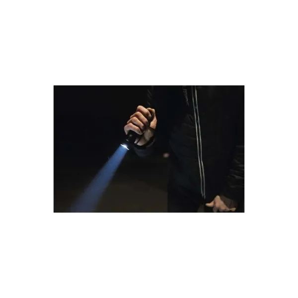 EMOS LED ručné kovové svietidlo, 500 lm, 4× AAA, fokus