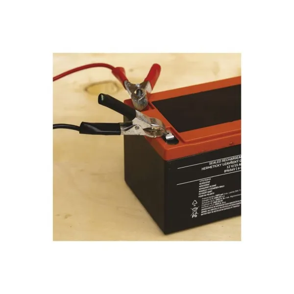 EMOS Bezúdržbový olovený trakčný aku. 12 V/15 Ah, faston 6,3 mm