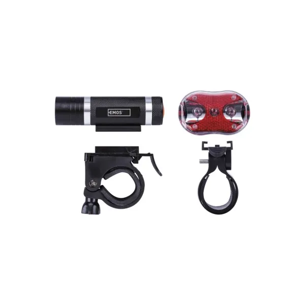 EMOS LED predné + zadné sviet. na bicykel P3920 na 5× AAA, 150 lm