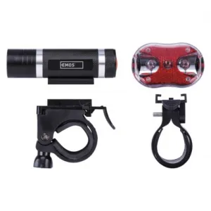 EMOS LED predné + zadné sviet. na bicykel P3920 na 5× AAA, 150 lm