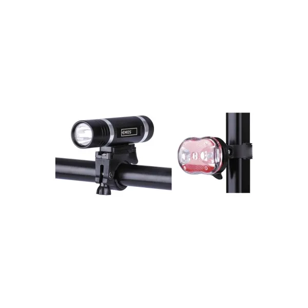 EMOS LED predné + zadné sviet. na bicykel P3920 na 5× AAA, 150 lm