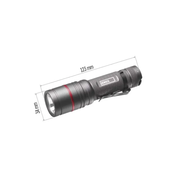 EMOS CREE LED kovové svietidlo Ultibright 70, 340lm, 3xAAA