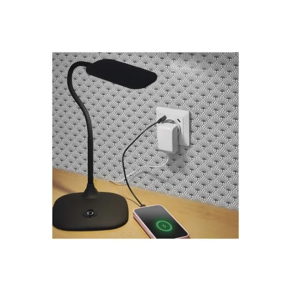 EMOS Zásuvka s USB A+USB C, biela